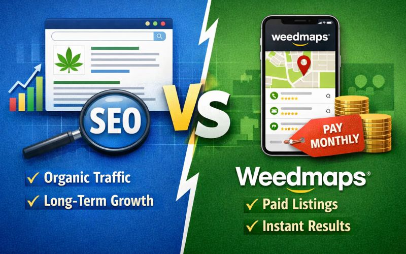 SEO vs Weedmaps: Which Brings Better ROI?